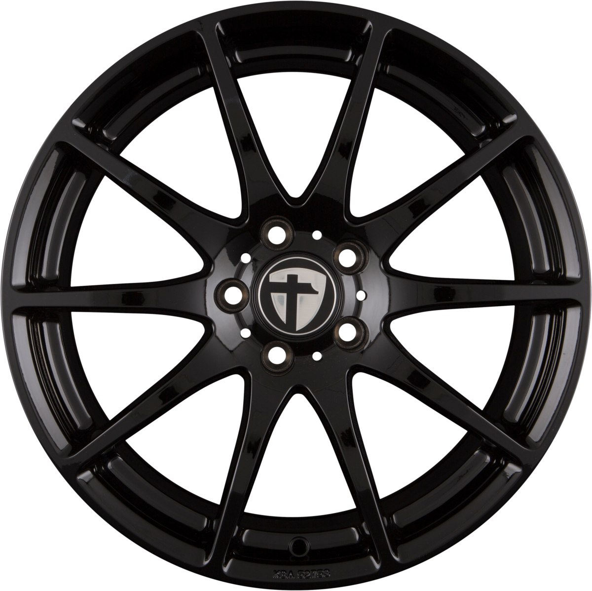Tomason TN1 Flow black painted Alufelge 8x19 Zoll ET45 LK 5x112 ML66.6 – Bild 3