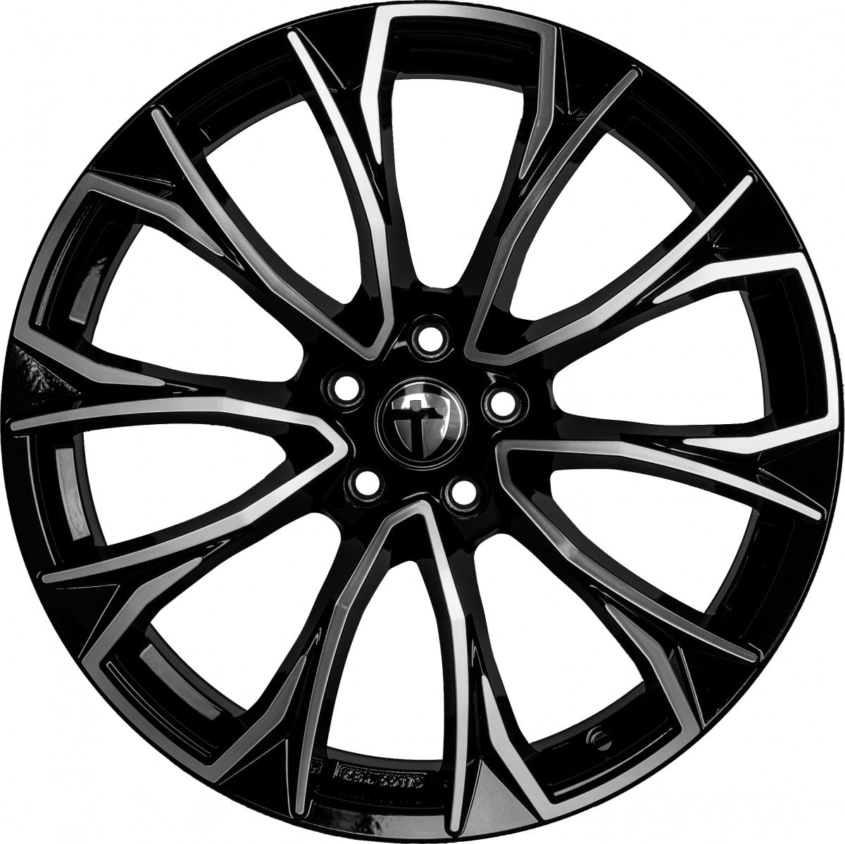 Tomason AR3 black polished 8.5x20 ET30 - LK5/112 ML66.6