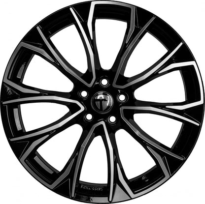 Tomason AR3 black polished 8.5x20 ET30 - LK5/112 ML66.6