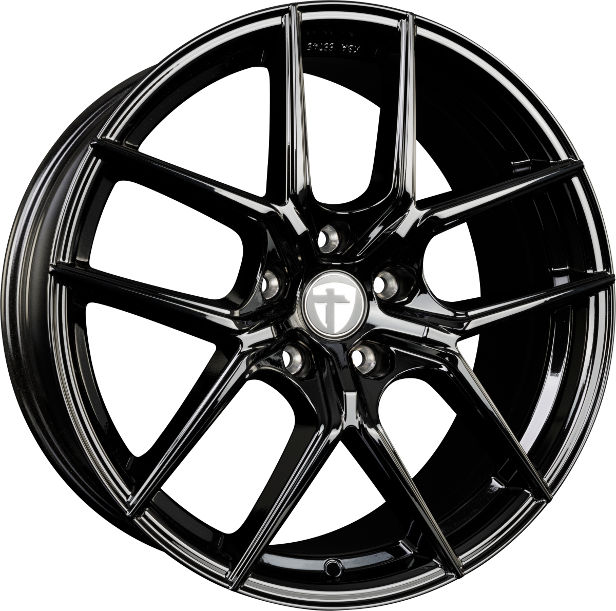 Tomason TN30 black painted Alufelge 8.5x19 Zoll ET40 LK 5x114.3 ML72.6 – Bild 4