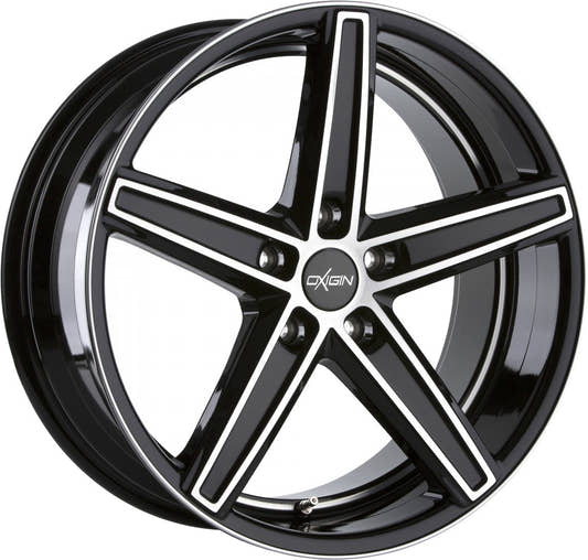 Oxigin 18 Concave black full polish HD 9x20 ET15 - LK5/120 ML76.9