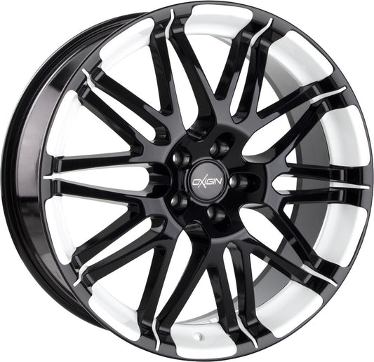 Oxigin 14 Oxrock black foil white 7.5x17 ET35 - LK5/112 ML72.6