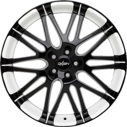 Oxigin 14 Oxrock black foil white Alufelge 7.5x17 Zoll ET35 LK 5x112 ML72.6 – Bild 2