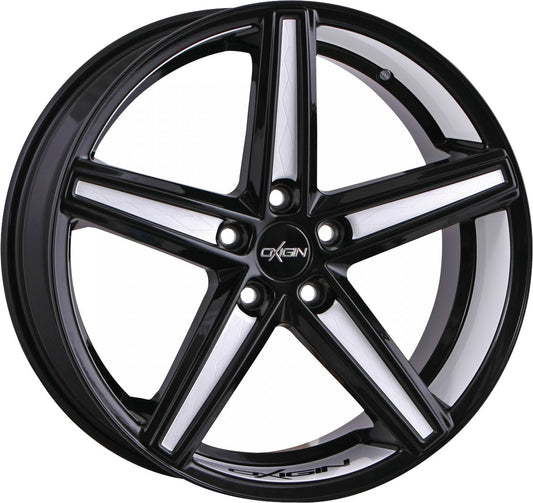 Oxigin 18 Concave black foil white 9x20 ET45 - LK5/112 ML66.6