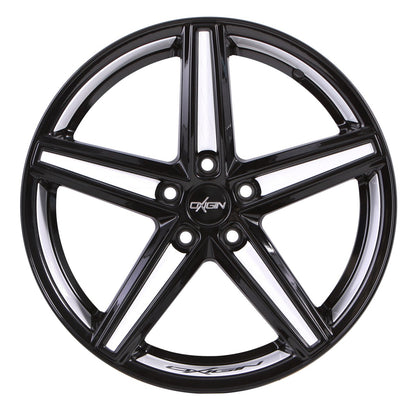 Oxigin 18 Concave black foil white 9x20 ET45 - LK5/112 ML66.6