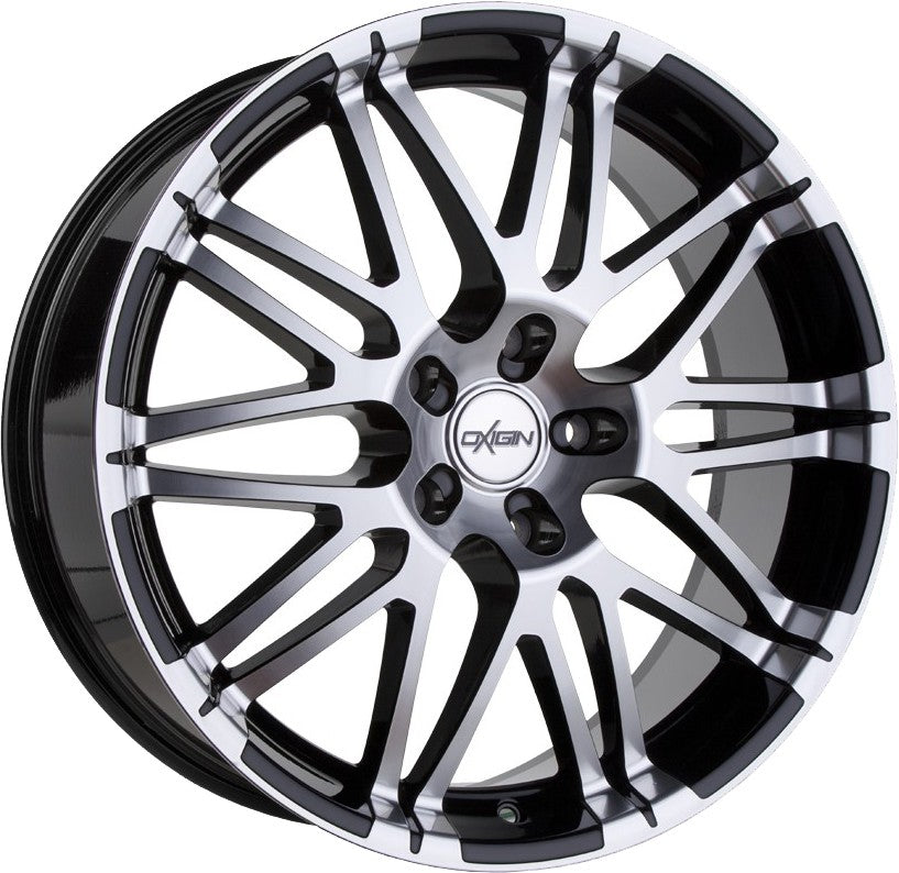 Oxigin 14 Oxrock black full polish 8.5x18 ET40 - LK5/120 ML65.1