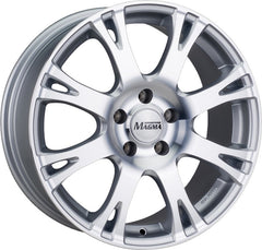 Magma Centero lichtsilber-poliert Alufelge 7x16 Zoll ET45 LK 5x108 ML70.1