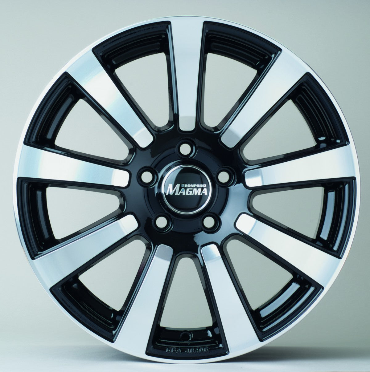 Magma Interio lavaschwarz-poliert 6x14 ET38 - LK4/108 ML63.4