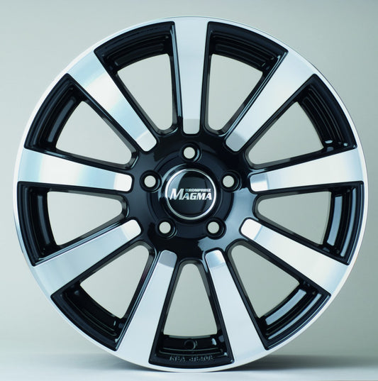 Magma Interio lavaschwarz-poliert 6x14 ET38 - LK4/108 ML63.4