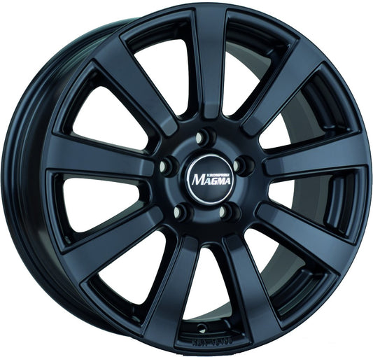 Magma Interio mattschwarz-lackiert 6x14 ET38 - LK4/108 ML63.4