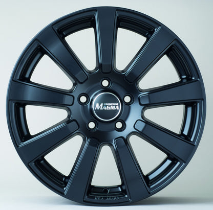 Magma Interio mattschwarz-lackiert 6x14 ET38 - LK4/108 ML63.4