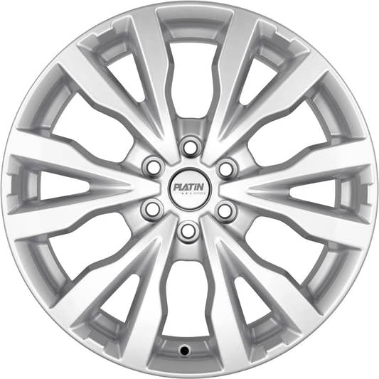 Platin P86 silver Alufelge – Bild 2