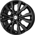 Platin P86 matt black Alufelge 6.5x17 Zoll ET54 LK 6x130 ML84.1