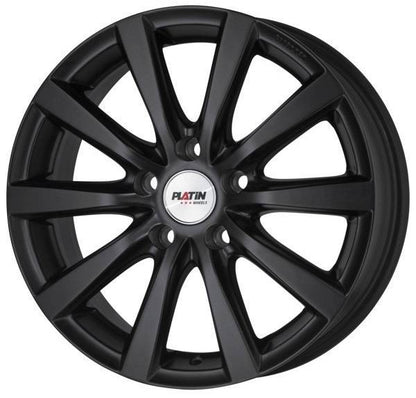 Platin P66 schwarz matt Alufelge 8x19 Zoll ET42 LK 5x114.3 ML72.6
