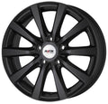 Platin P66 schwarz matt Alufelge 8x19 Zoll ET45 LK 5x108 ML72.6