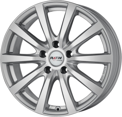 Platin P69 polarsilber Alufelge 8x18 Zoll ET35 LK 5x114.3 ML72.6