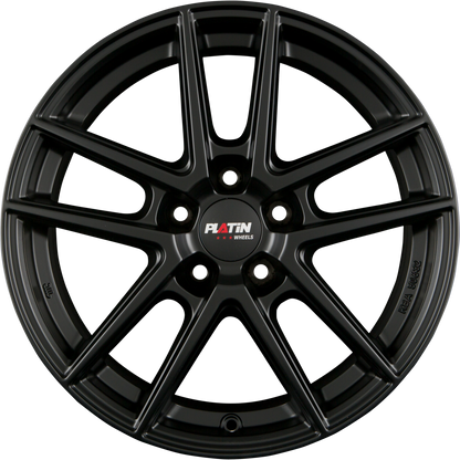 Platin P73 racing-schwarz Alufelge 6.5x16 Zoll ET38 LK 5x112 ML70.1 – Bild 3