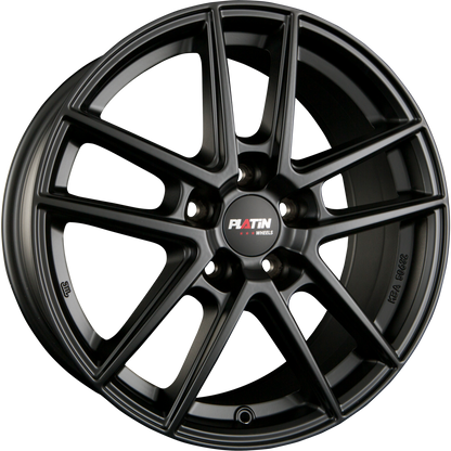 Platin P73 racing-schwarz Alufelge 6.5x16 Zoll ET38 LK 5x112 ML70.1 – Bild 4