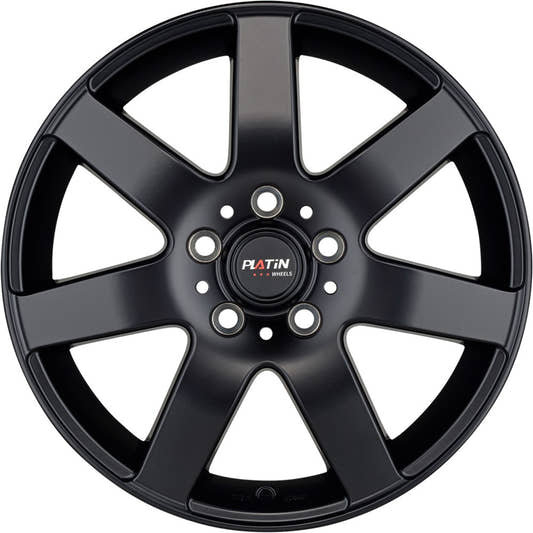 Platin P04 matt black Alufelge – Bild 2