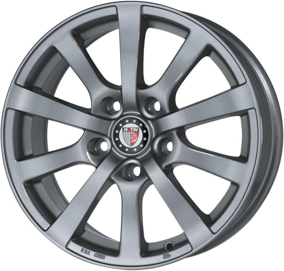 Platin P58 grey Alufelge 6.5x15 Zoll ET38 LK 4x100 ML63.4