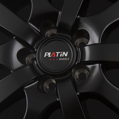 Platin P58 matt black Alufelge 8x18 Zoll ET45 LK 5x108 ML72.6 – Bild 7