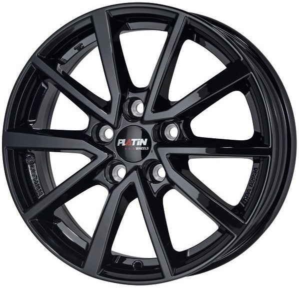 Platin P95 diamant-schwarz Alufelge