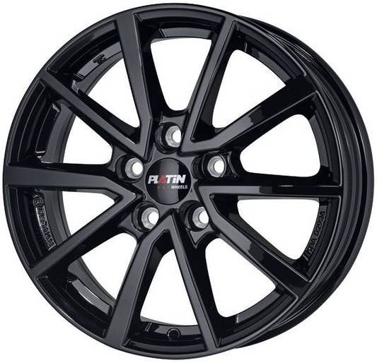 Platin P95 diamant-schwarz Alufelge