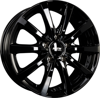 Platin P 69 Black Shiny Alufelge 8x18 Zoll ET35 LK 5x120 ML72.6 – Bild 5