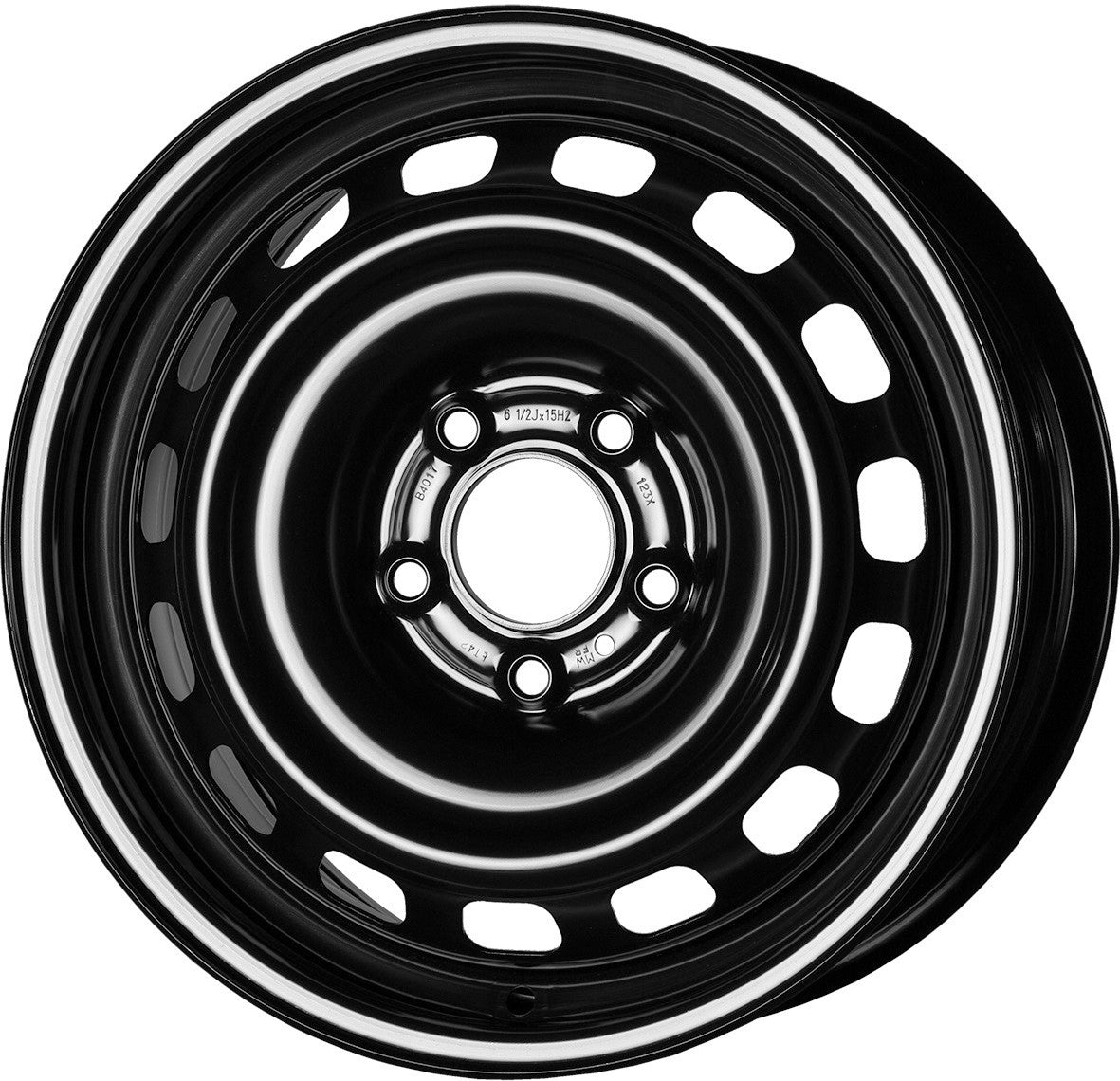 MWD 15263 Stahlfelge 6.5x15 Zoll ET42 LK 5x108 ML65.1