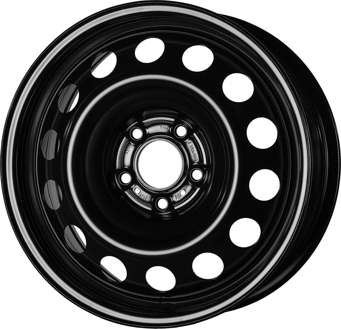 MWD 16190 Stahlfelge 6.5x16 Zoll ET47 LK 5x108 ML65.1