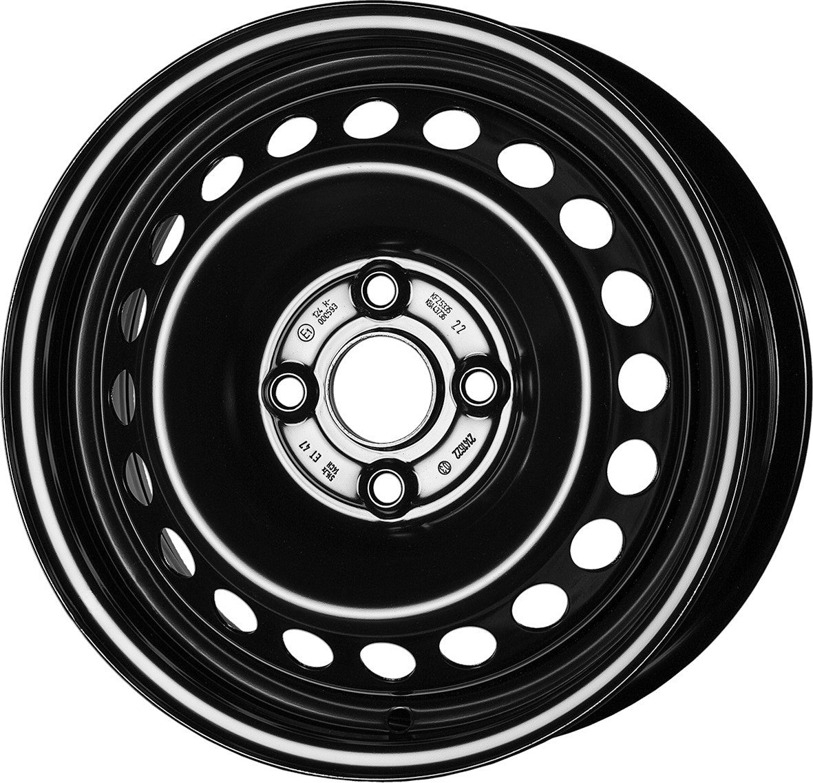 MWD 14197 Stahlfelge 5.5x14 Zoll ET47 LK 4x100 ML54.1