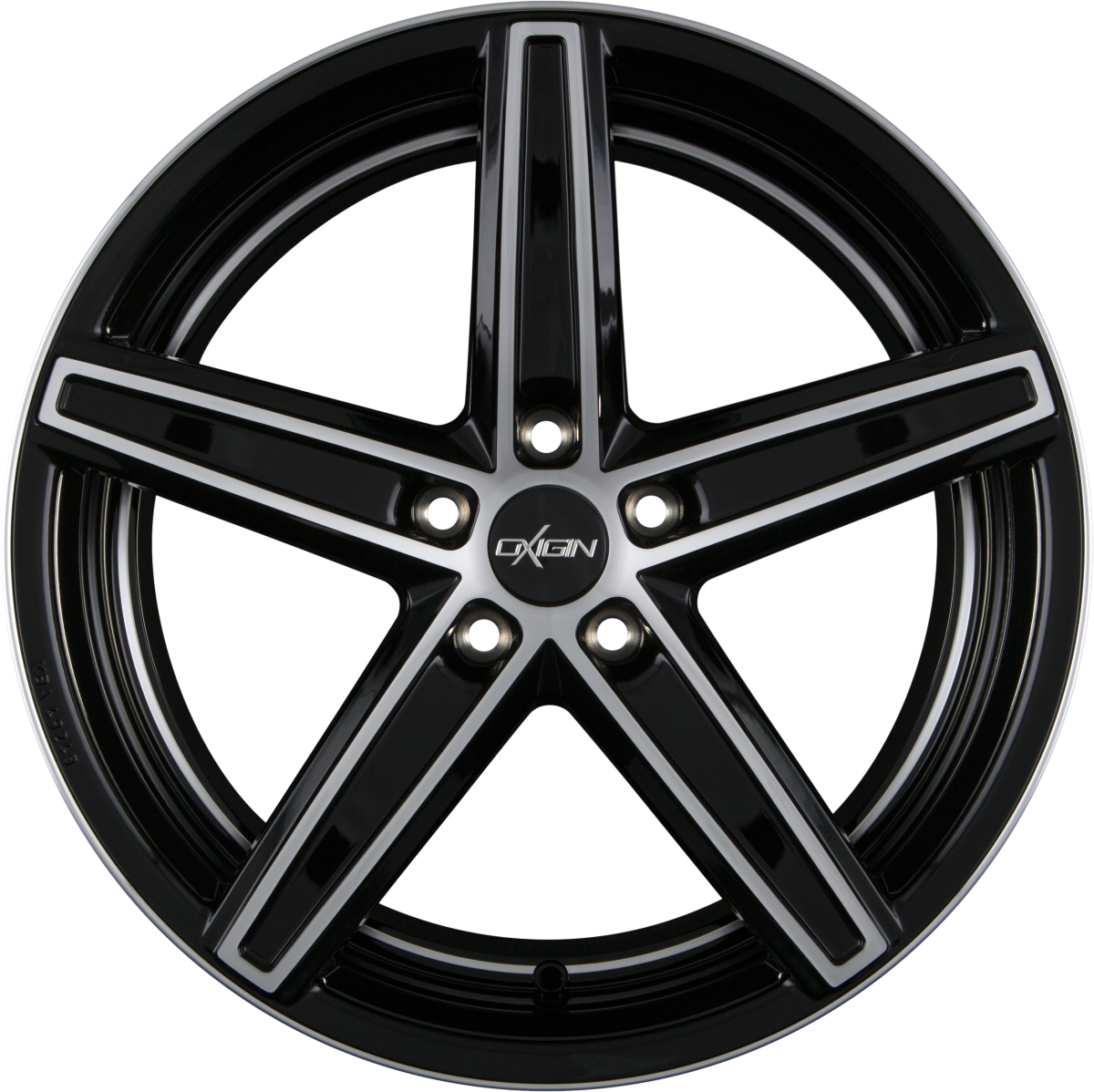Oxigin 18 Concave black full polish HD Alufelge 7.5x18 Zoll ET45 LK 5x112 ML57.1 – Bild 3