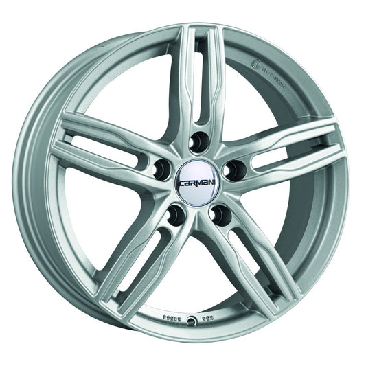 Carmani 14 Paul kristallsilber 6.5x16 ET45 - LK5/114.3 ML72.6
