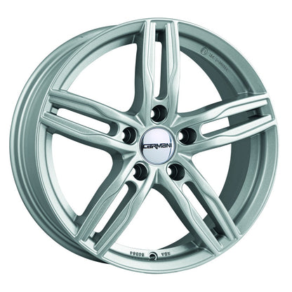 Carmani 14 Paul kristallsilber 6.5x16 ET41 - LK5/115 ML70.3