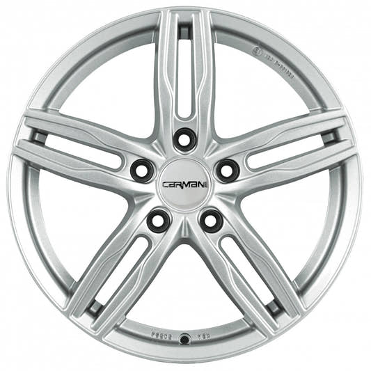 Carmani 14 Paul kristallsilber 6.5x16 ET41 - LK5/115 ML70.3
