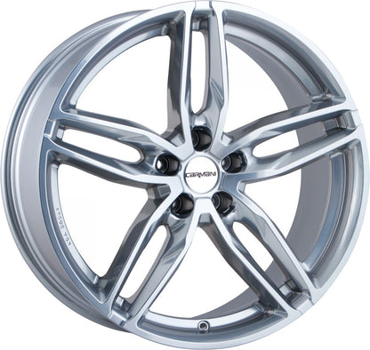 Carmani 13 Twinmax bright silver 8x18 ET35 - LK5/112 ML66.6