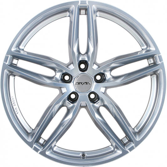 Carmani 13 Twinmax bright silver Alufelge 8x18 Zoll ET35 LK 5x112 ML66.6