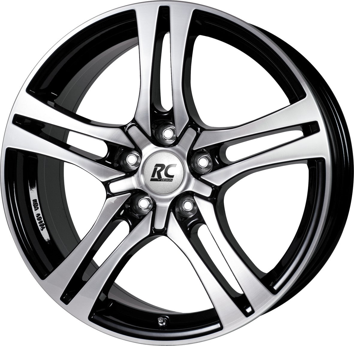 Brock / RC RC26 Schwarz Glanz Voll Poliert (SGVP) Alufelge 7.5x18 Zoll ET44 LK 5x112 ML66.6 – Bild 3