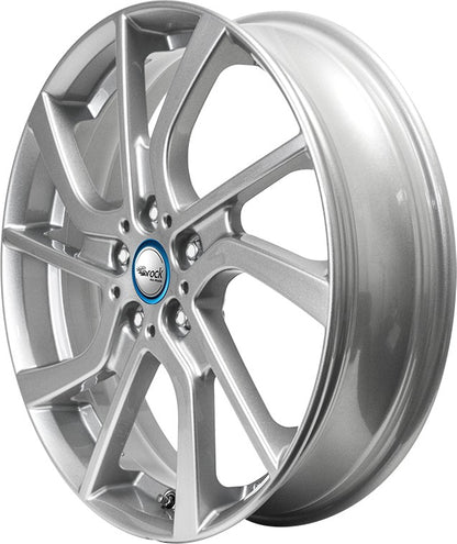 Brock EB1 kristallsilber lackiert Alufelge 5x19 Zoll ET43 LK 5x112 ML66.7 – Bild 3