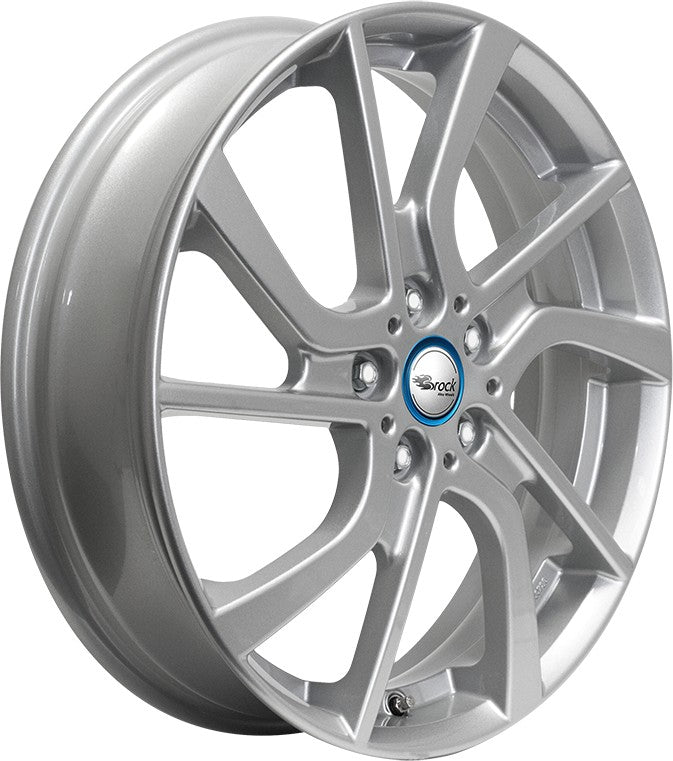 Brock EB1 kristallsilber lackiert Alufelge 5x19 Zoll ET43 LK 5x112 ML66.7 – Bild 5