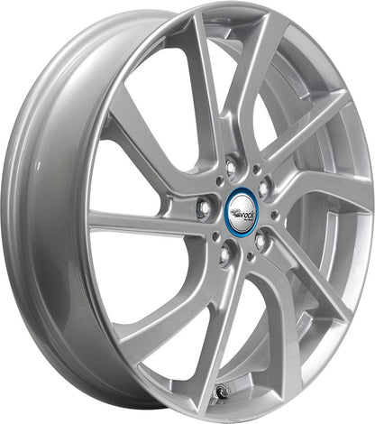 Brock EB1 kristallsilber lackiert Alufelge 5x19 Zoll ET43 LK 5x112 ML66.7 – Bild 5