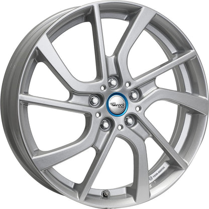 Brock EB1 kristallsilber lackiert Alufelge 5x19 Zoll ET43 LK 5x112 ML66.7 – Bild 6