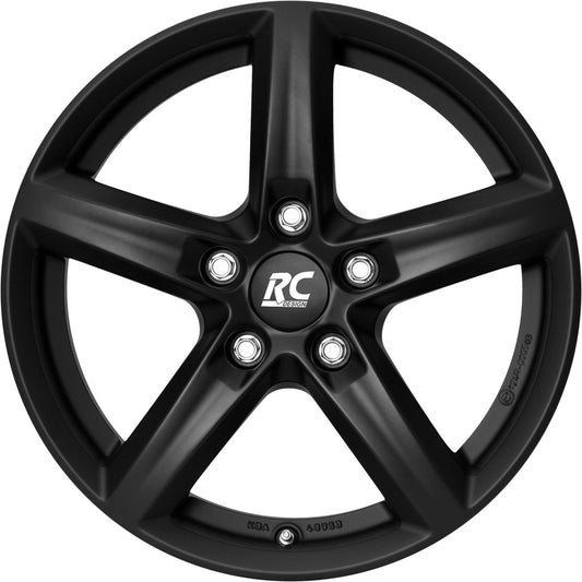 RC-Design RC24 schwarz-matt lackiert 6x15 ET37 - LK4/100 ML60.1