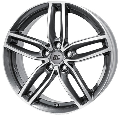 RC-Design RC29 himalaya-grey front-poliert 8x19 ET48 - LK5/114.3 ML72.6