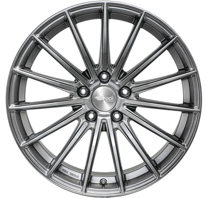 Brock B36 hyper-silber lackiert Alufelge 7.5x17 Zoll ET38 LK 5x114.3 ML72.6 – Bild 2