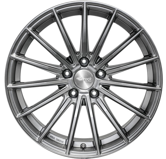 Brock B36 hyper-silber lackiert 8x18 ET30 - LK5/120 ML72.6