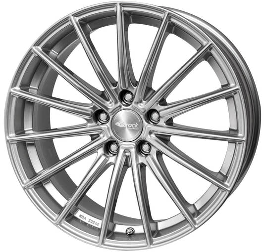 Brock B36 hyper-silber lackiert 8.5x19 ET44 - LK5/108 ML72.6