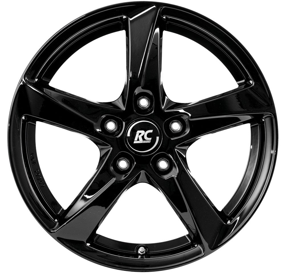 RC-Design RC30 schwarz lackiert 6.5x16 ET46 - LK5/112 ML66.6