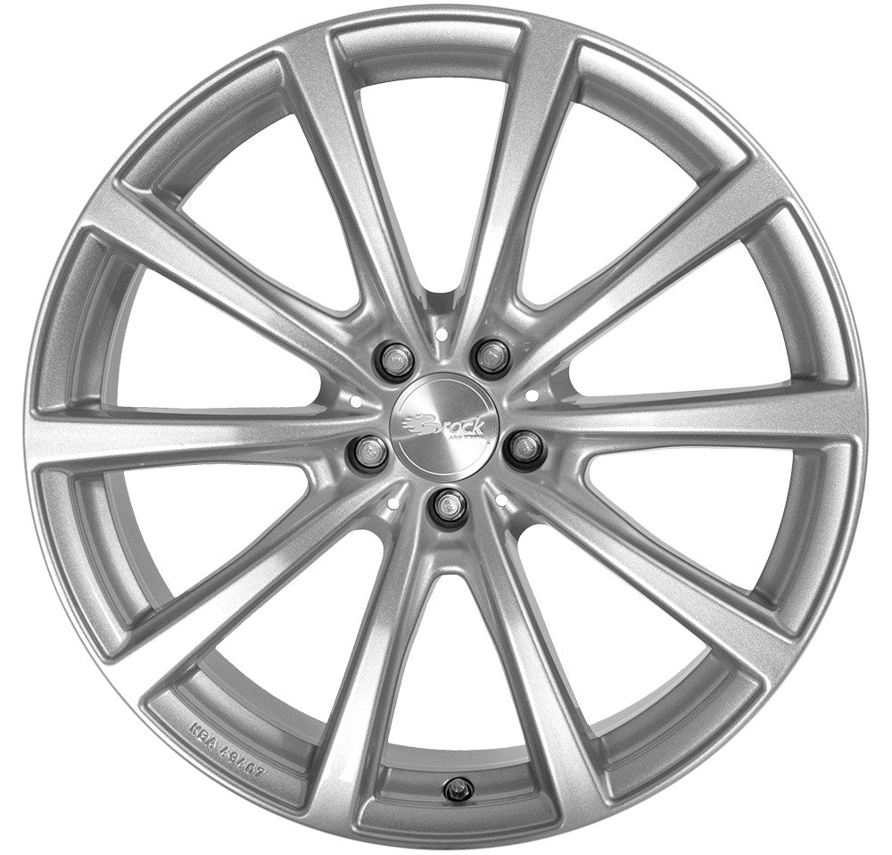 Brock B32 kristallsilber lackiert 8.5x19 ET50 - LK5/120 ML65.1