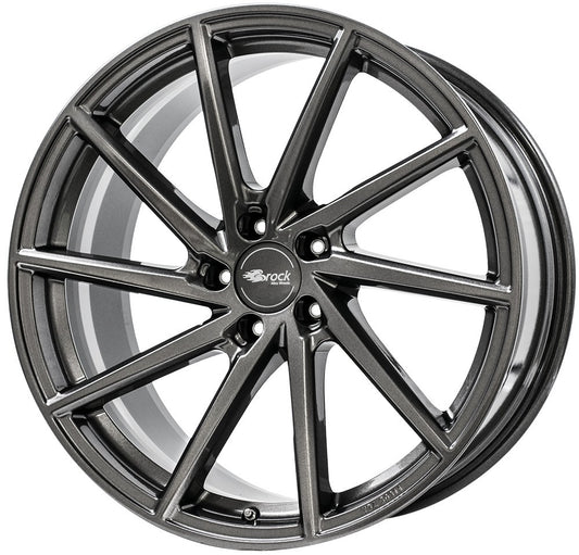 Brock B37C dark-sparkle lackiert 9.5x20 ET14 - LK5/120 ML74.1